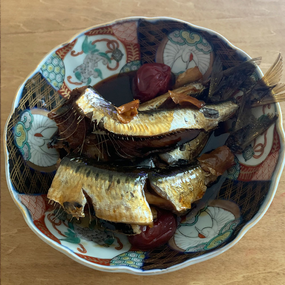 Iwashi Umeni<br>(simmered sardine with pickles plum)