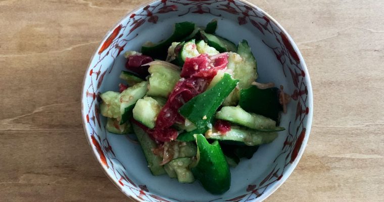 Tataki Kyuri(cucumbers salad)