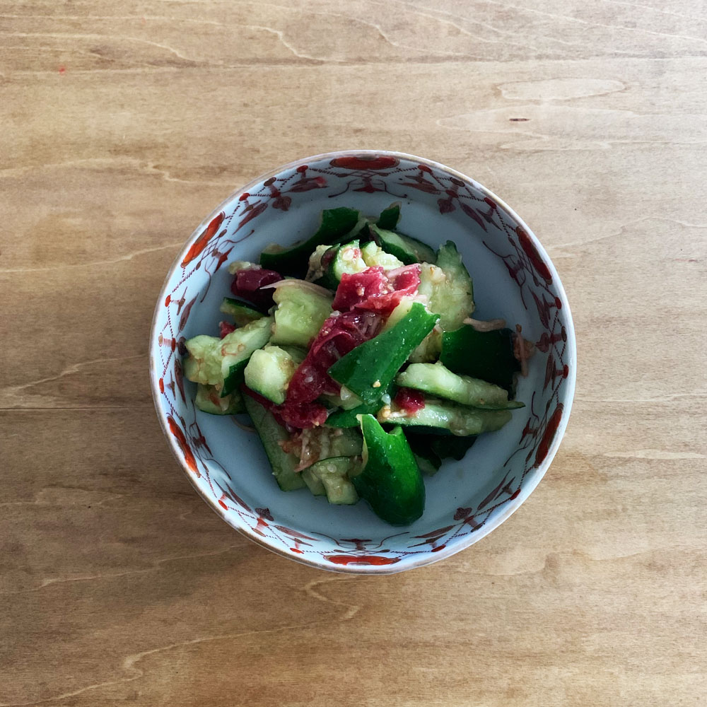 Tataki Kyuri(cucumbers salad)